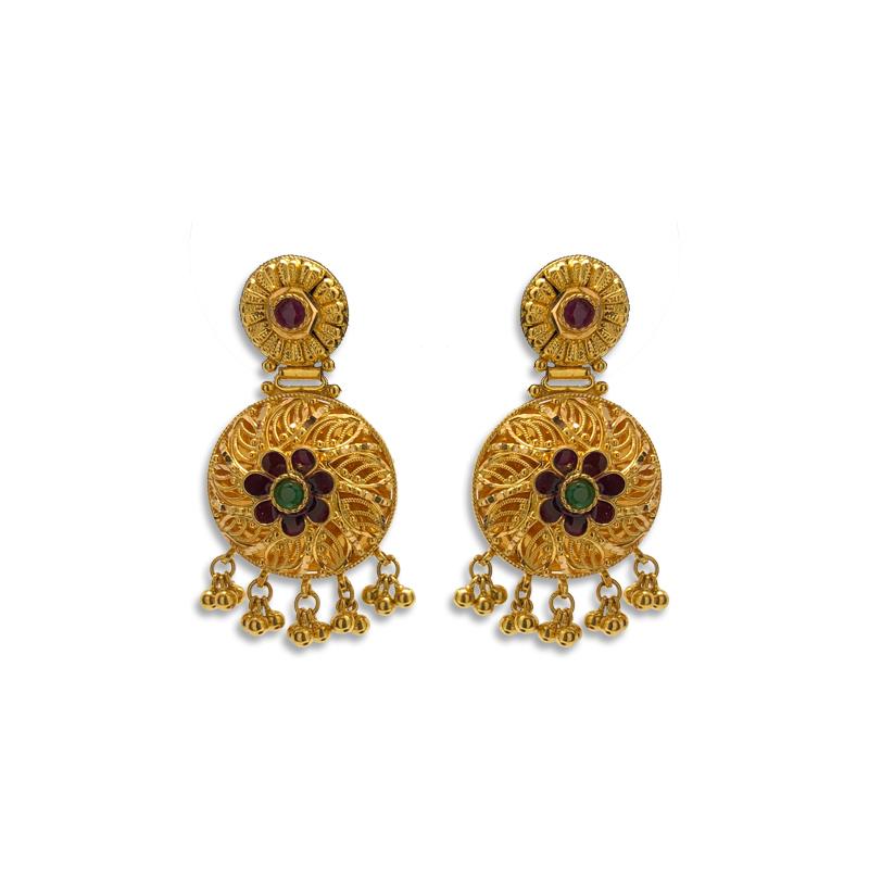 Earrings for round face