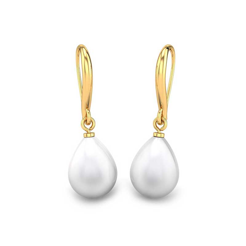 pearl drop earrings