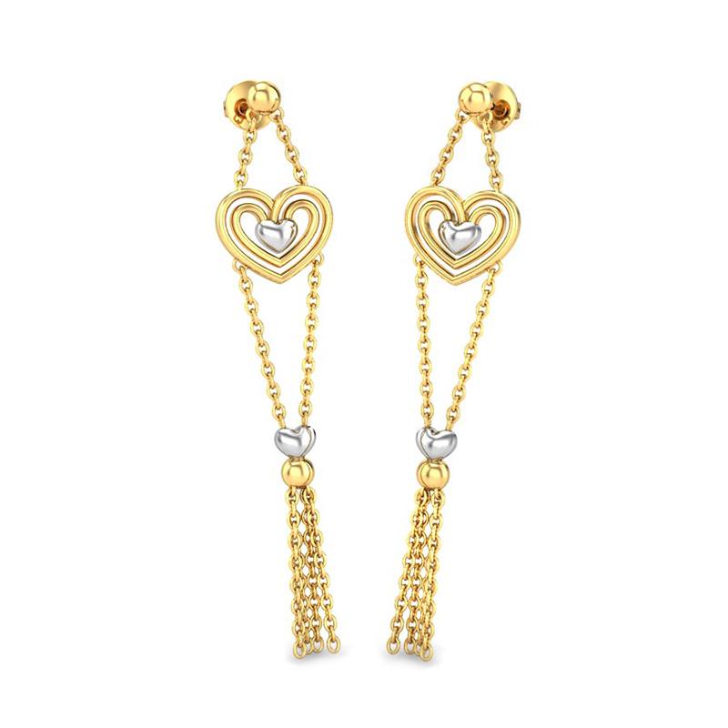 Details 160+ gold hanging earrings india best - esthdonghoadian