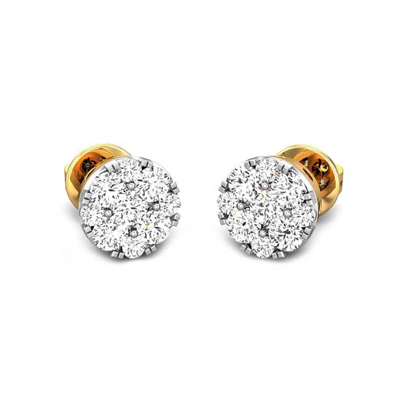 Veda Shine Diamond Earrings-Candere by Kalyan Jewellers-tmf.edu.vn