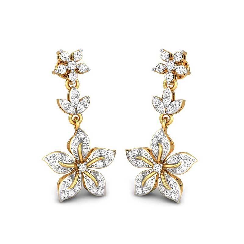 Kalyan jewellers diamond earrings with price hotsell