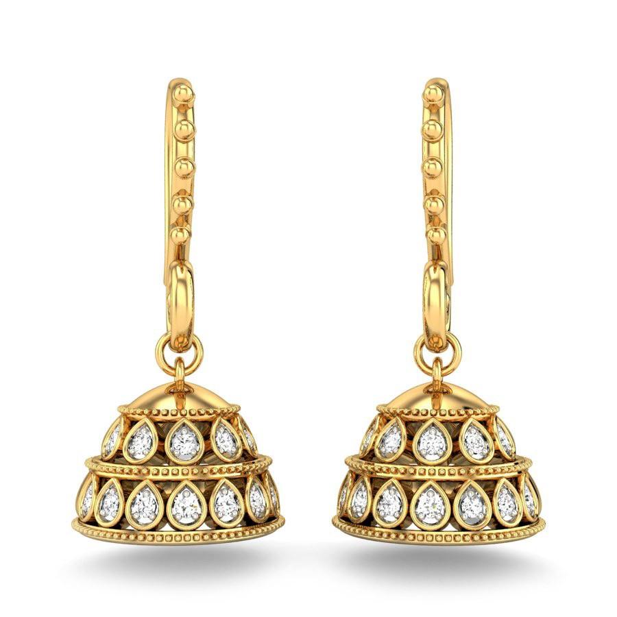 Buy Jhumka Earrings Online Kalyan Jewellers
