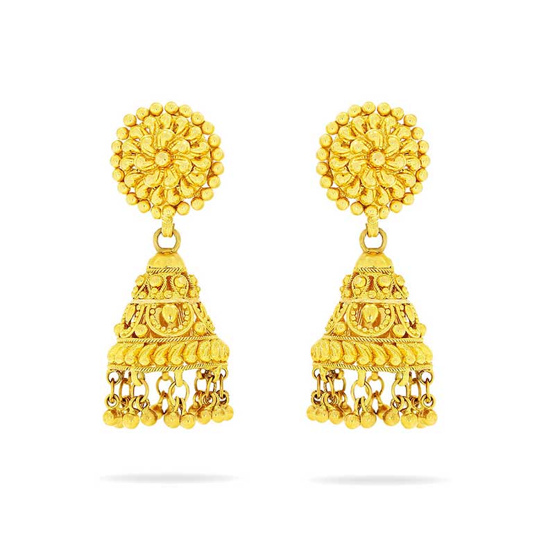 Best White Gold Earring Designs in India | Kalyan Jewellers