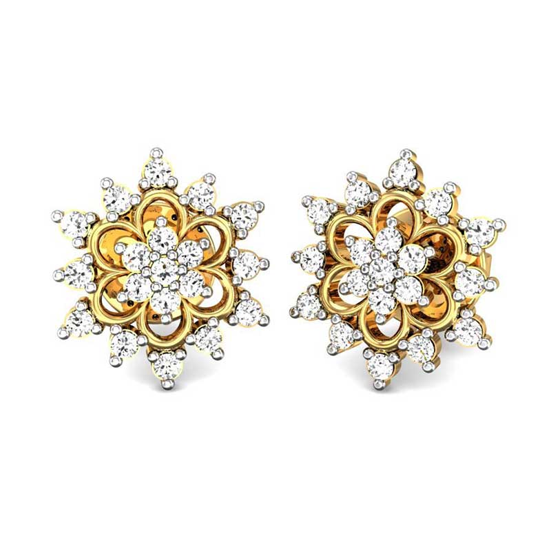 SPARKLING STAR DIAMOND EARRING