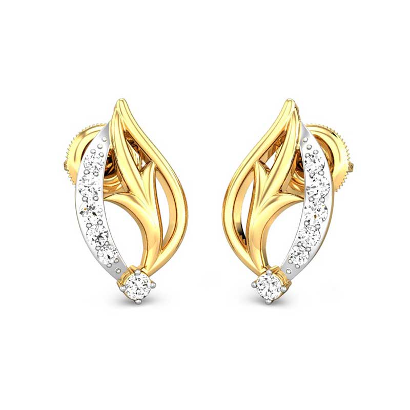 Stone Earrings | Stone Earrings Designs In Gold & Diamond | Kalyan Jewellers