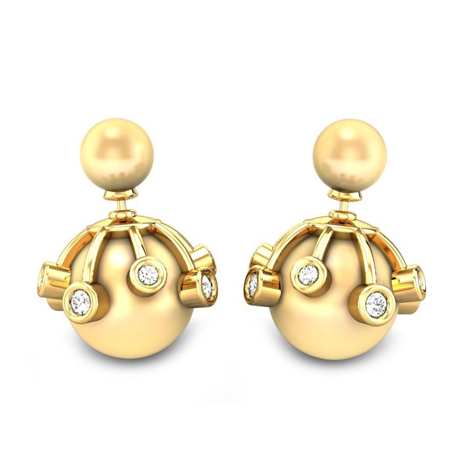 Pearl Gold Earrings