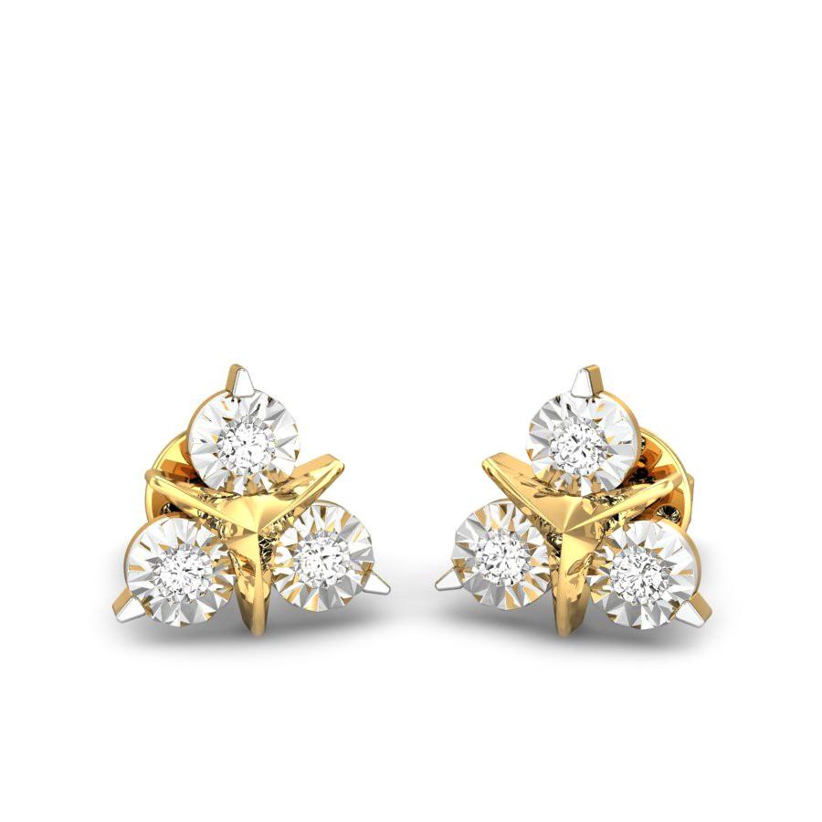 Candere by Kalyan Jewellers Yellow Gold 18kt Dangle Earring Price in India  - Buy Candere by Kalyan Jewellers Yellow Gold 18kt Dangle Earring online at  Flipkart.com