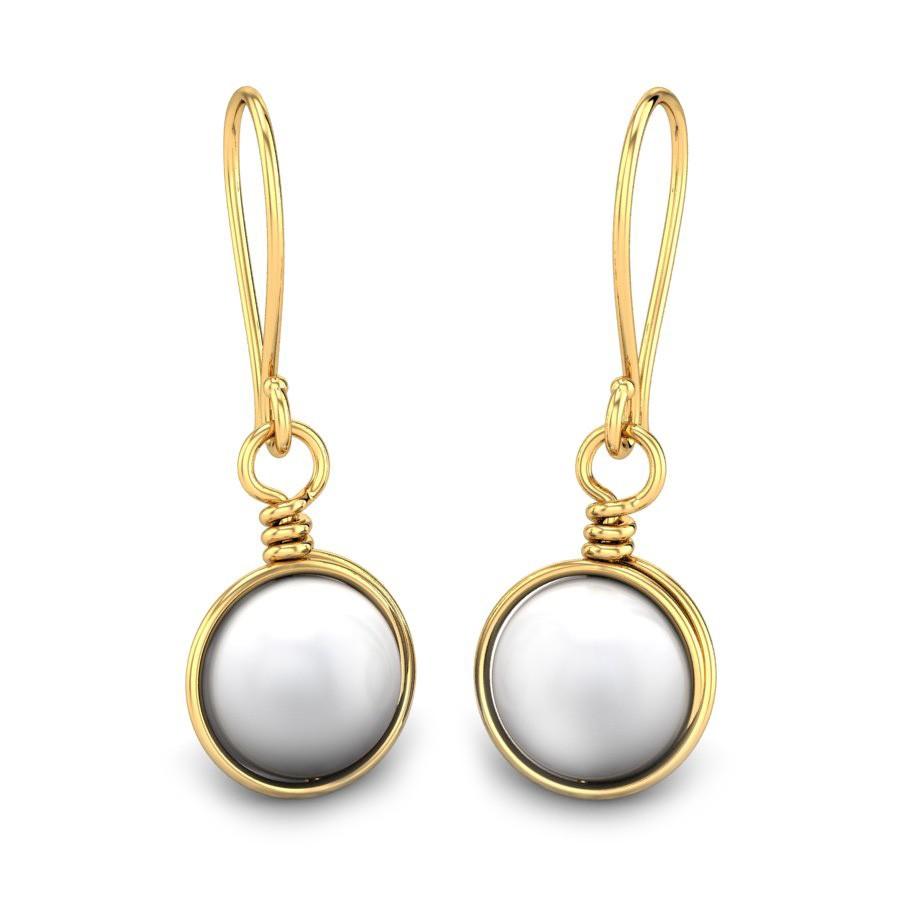 Pearl Earrings Gold