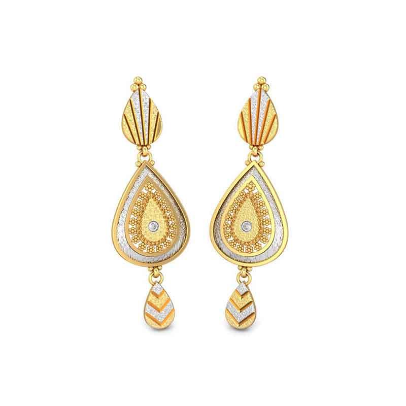 Wedding discount earrings gold