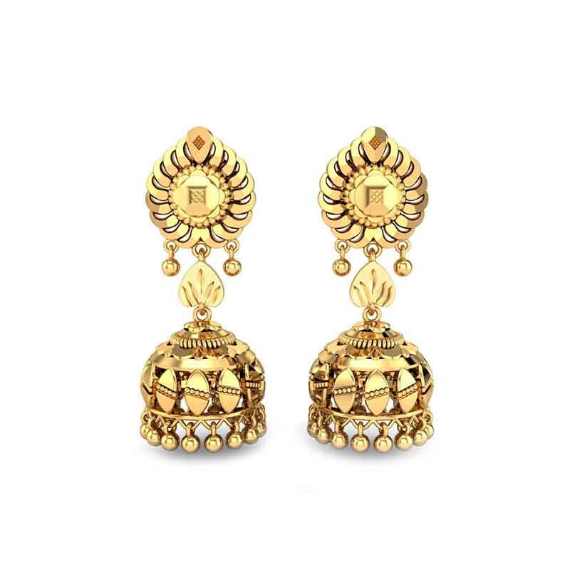 traditional jhumkas