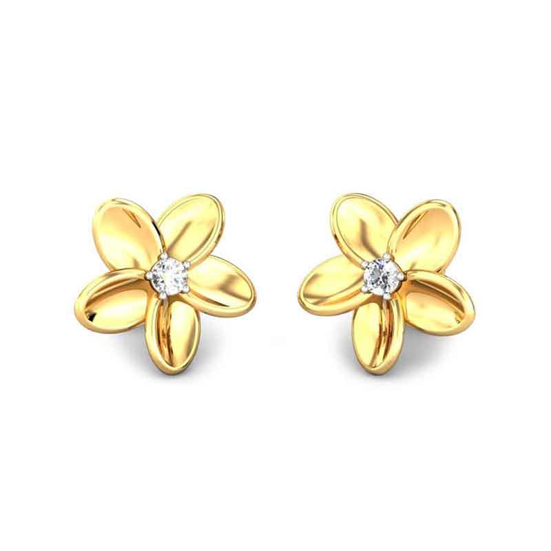 Child sales diamond earrings