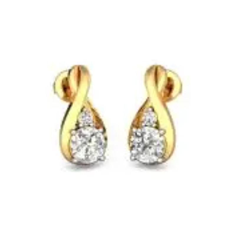 Real Gold Plated Punjabi Duck Earrings J0385 - muteyaar.com