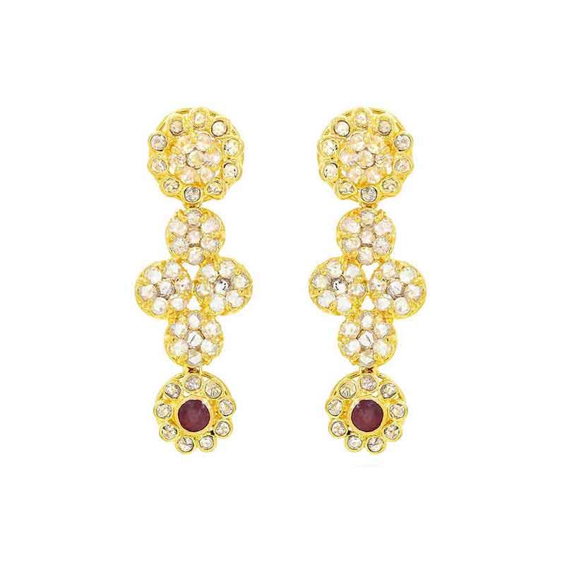 Buy Bhima Jewellers 22K Yellow Gold earrings for Women,2.41g. at Amazon.in