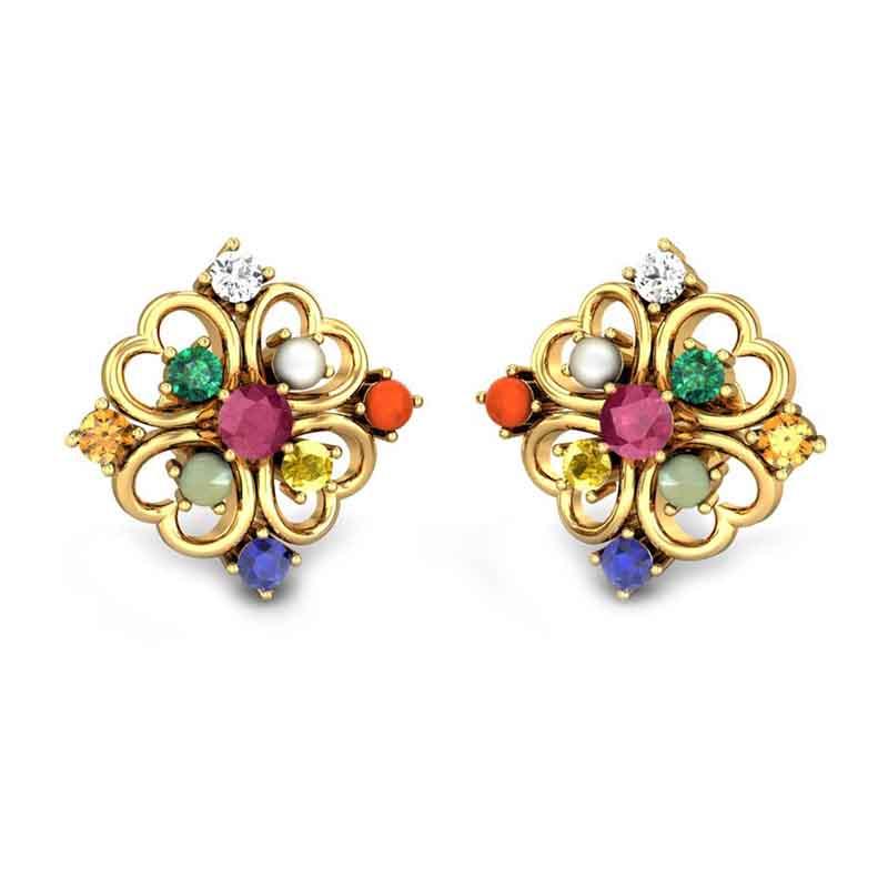 Navaratna Earrings