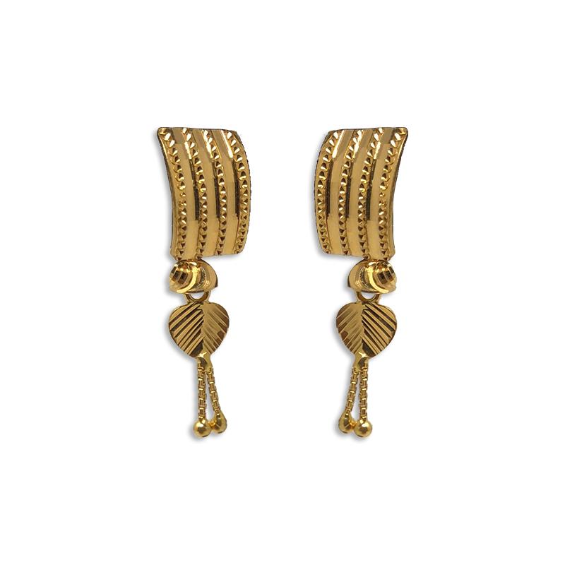 Gold earrings designs kalyan sale jewellers