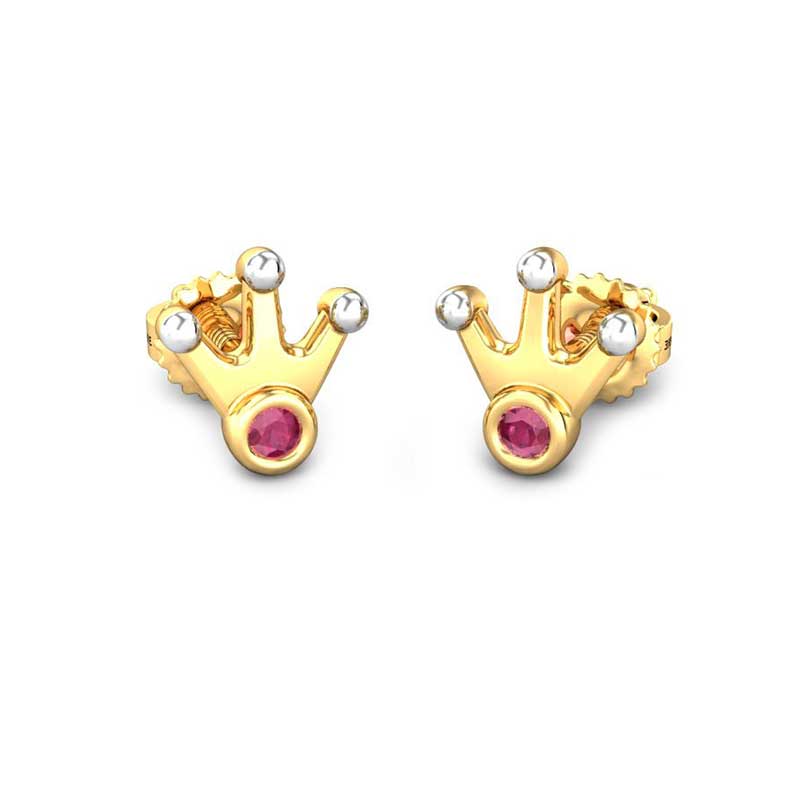 Baby Girl Gold Earrings | JewelryAndGems.eu