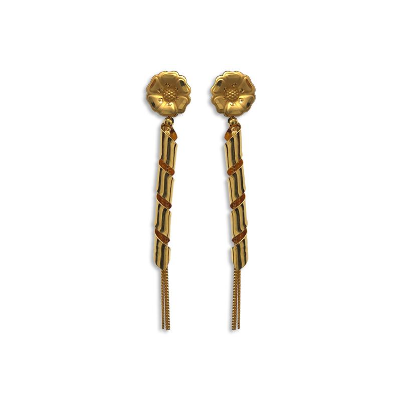 Latest Antique Gold Earrings Designs 2024 | favors.com
