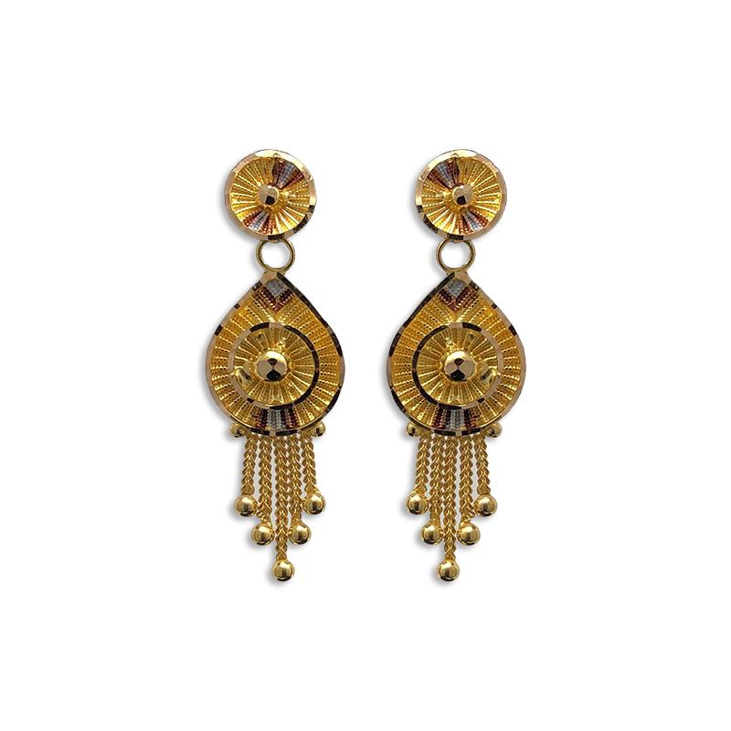 Kalyan Jewellers Gold Earrings Design  South India Jewels