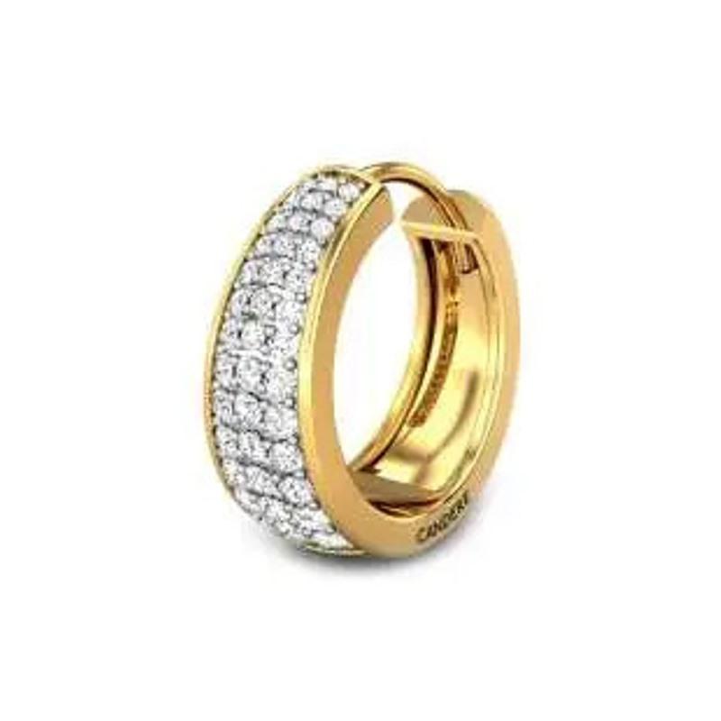 Buy PNG Jewellers 14k Squarish Petal Diamond Stud Earrings Online At Best  Price @ Tata CLiQ