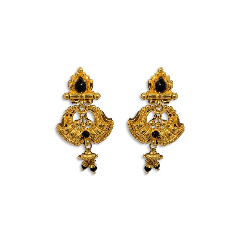gold earrings design for girls
