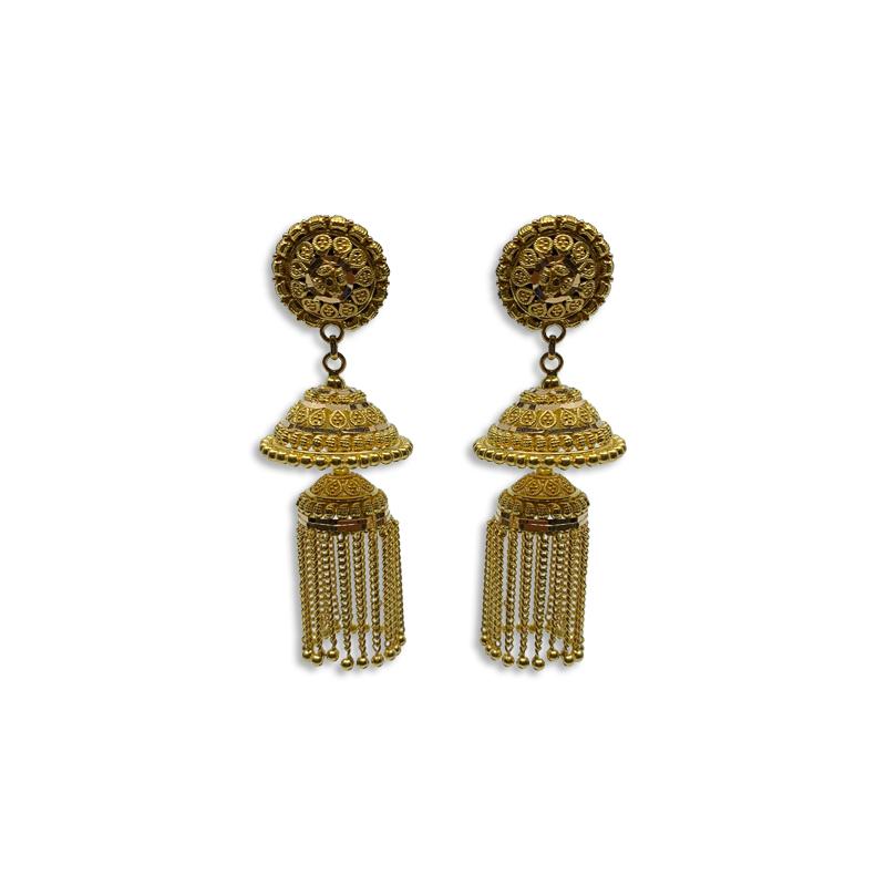 Jhumka with ear chain | Bahubali jhumki online | Kalyan Jewellers
