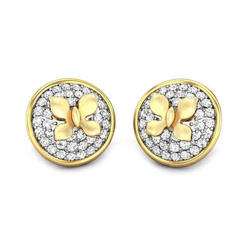 White stone studs