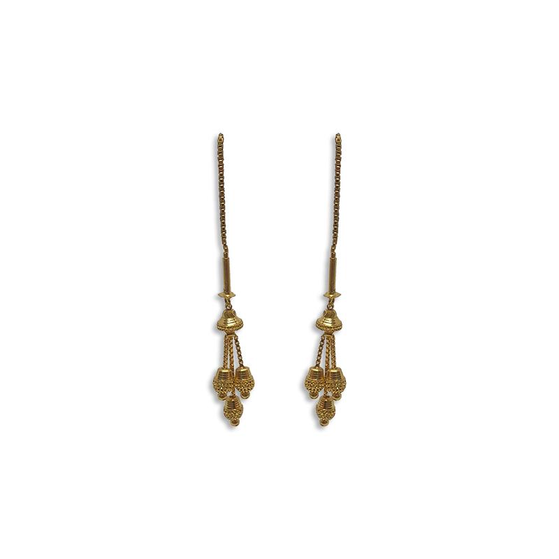 long chain earrings