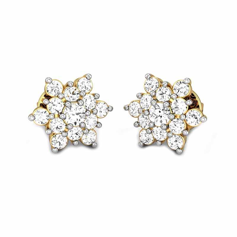 Daama Diamond Earrings-Candere by Kalyan Jewellers-tmf.edu.vn