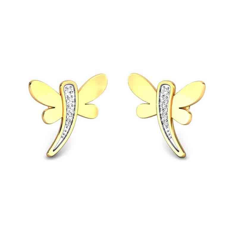 Kids diamond earrings