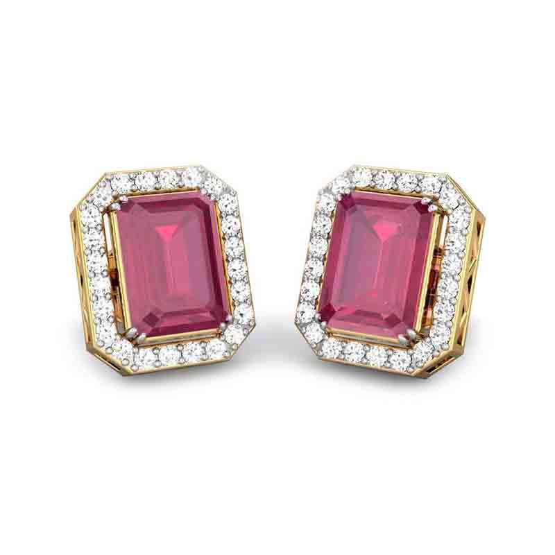 ruby studs