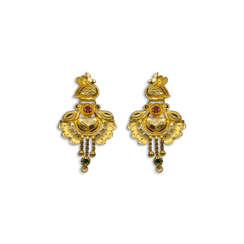 latest trendy gold earrings designs with weight // only 3 to 5 grams gold  earrings collections | Gold earrings designs, Gold earrings, Earrings  collection