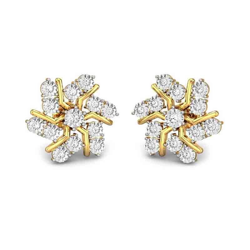 Buy Kord Store Traditionally Flower White Stone Gold Plated Chand Bali  Earring With Mangtikka For Women Online at Best Prices in India - JioMart.