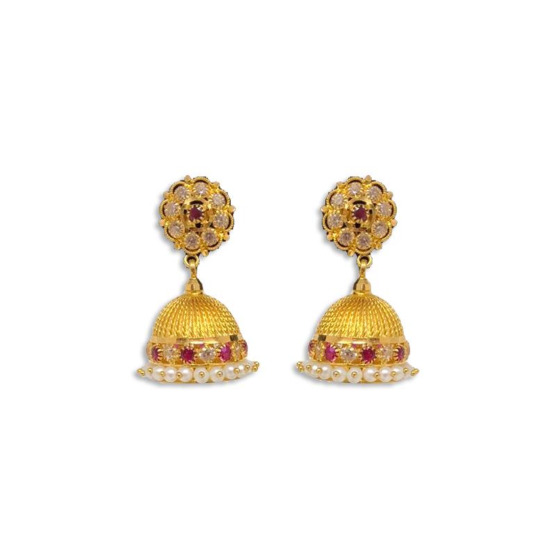 Diamond jhumkas new arrivals