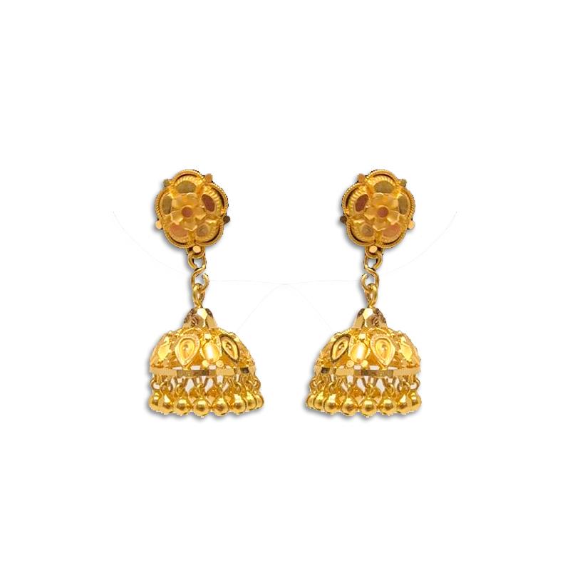 Light weight deals jhumkas gold