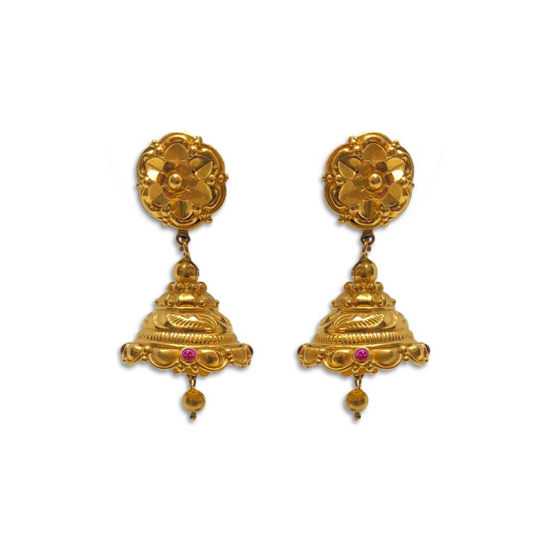 Explore and Buy Polki Jhumkas Online India - Zaveribros