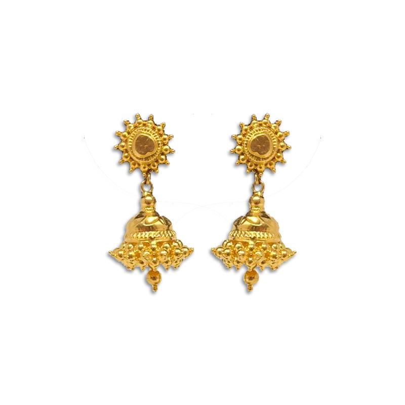 Temple Jewellery Jhumkas