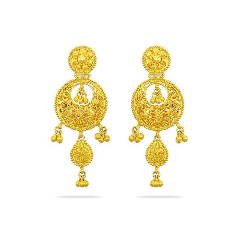 gold earrings for women