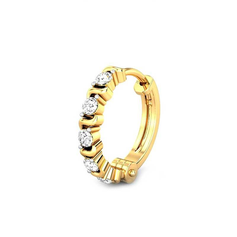 Kalyan jewellers gold nose pin clearance price