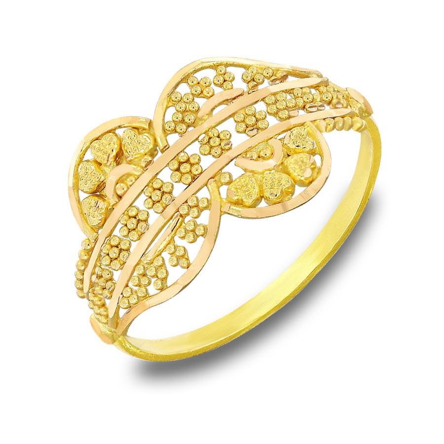 18KT GOLD DIAMOND RING FOR GIRLS - Aashirwad Jewellers-saigonsouth.com.vn