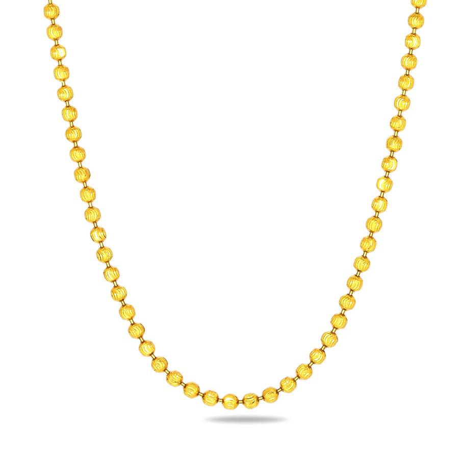 Buy quality 916 Gold Hallmark South Indian Long Necklace in Patan