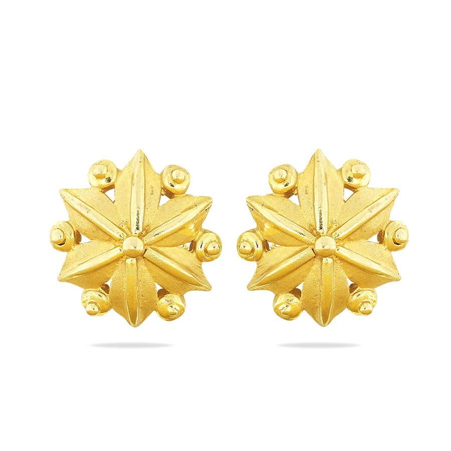 CANDERE - A KALYAN JEWELLERS COMPANY 14K (585) BIS Hallmark Yellow Gold and  Certified SIIJ Diamond Earrings for Women : Amazon.in: Fashion