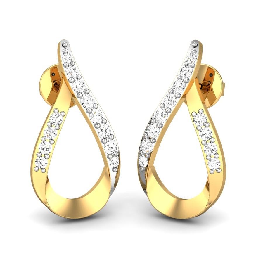 Daily wear light weight gold earrings designs - Simple Craft Idea-megaelearning.vn