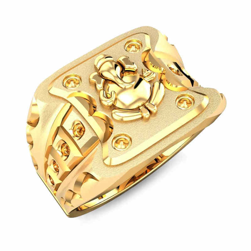 ZHOUYANG Chunky Croissants Rings For Women Vintage Gold Color Statement Ring  Finger Accessories Fashion Trendy Jewelry KAR210