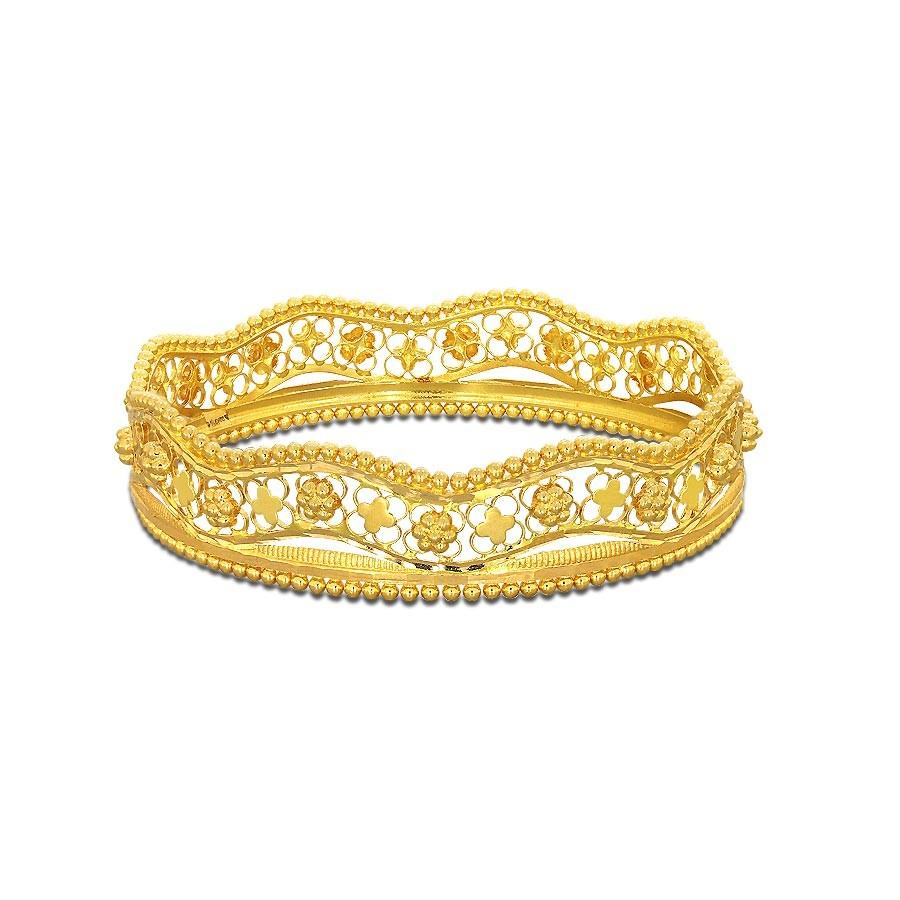 gold bangle set