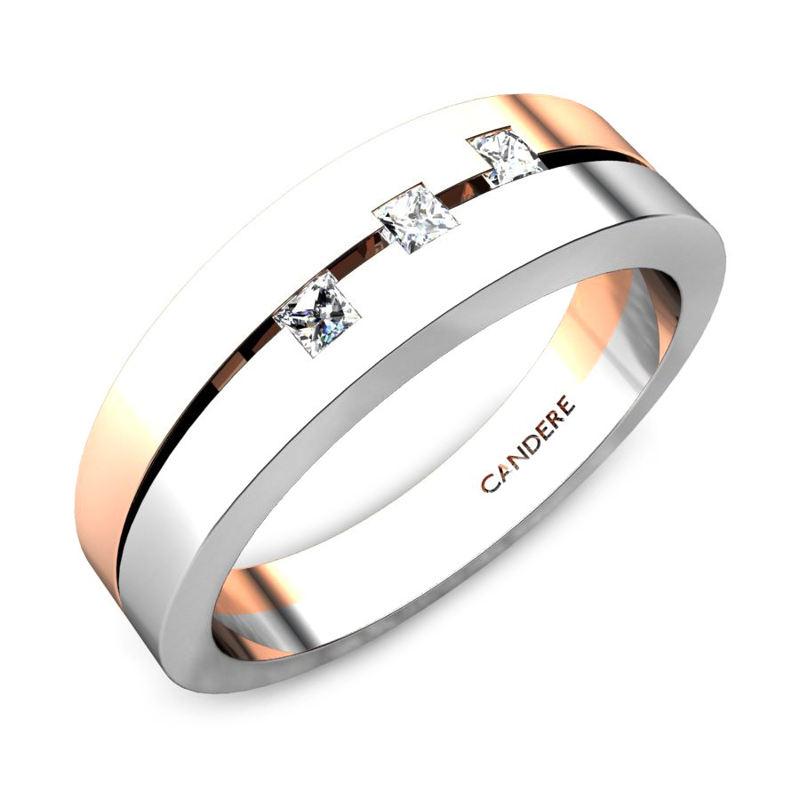 Platinum Love Bands For Him And Her | Diamond Platinum Band|