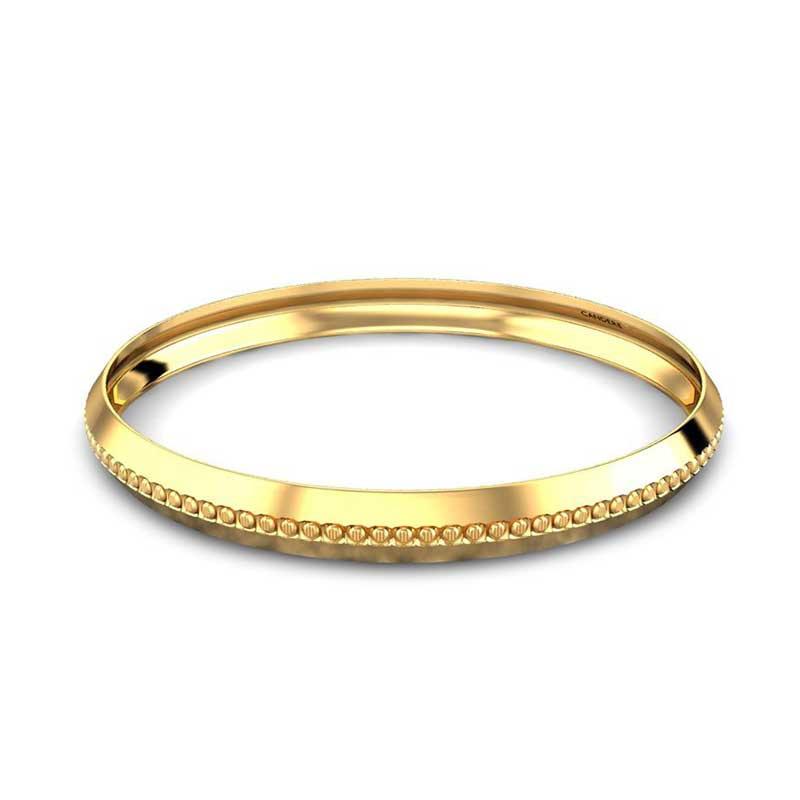 22k Plain Gold Bracelet JG-2106-01143 – Jewelegance