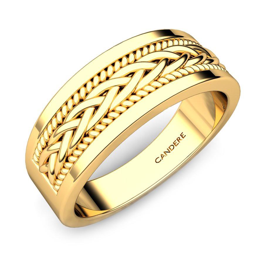 Latest ring design for male in gold top