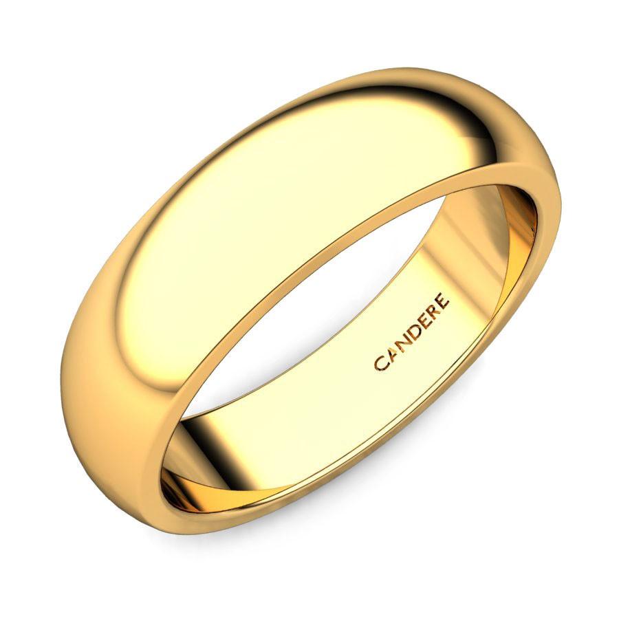 MIRANDA GOLD WEDDING BAND FOR HER