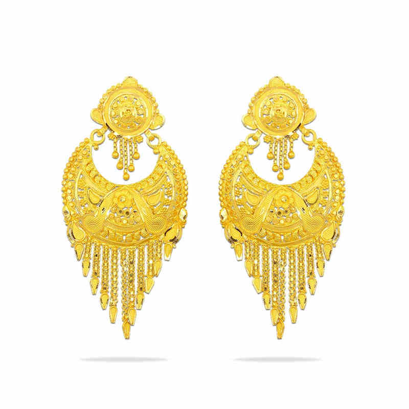 gold earrings