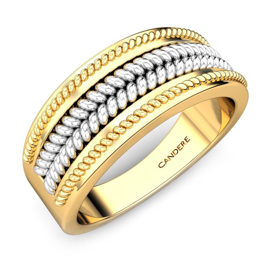 14K Yellow Gold 8mm High Polished HEAVY Comfort fit Wedding Band 2.6MM Thick  | Sarraf.com